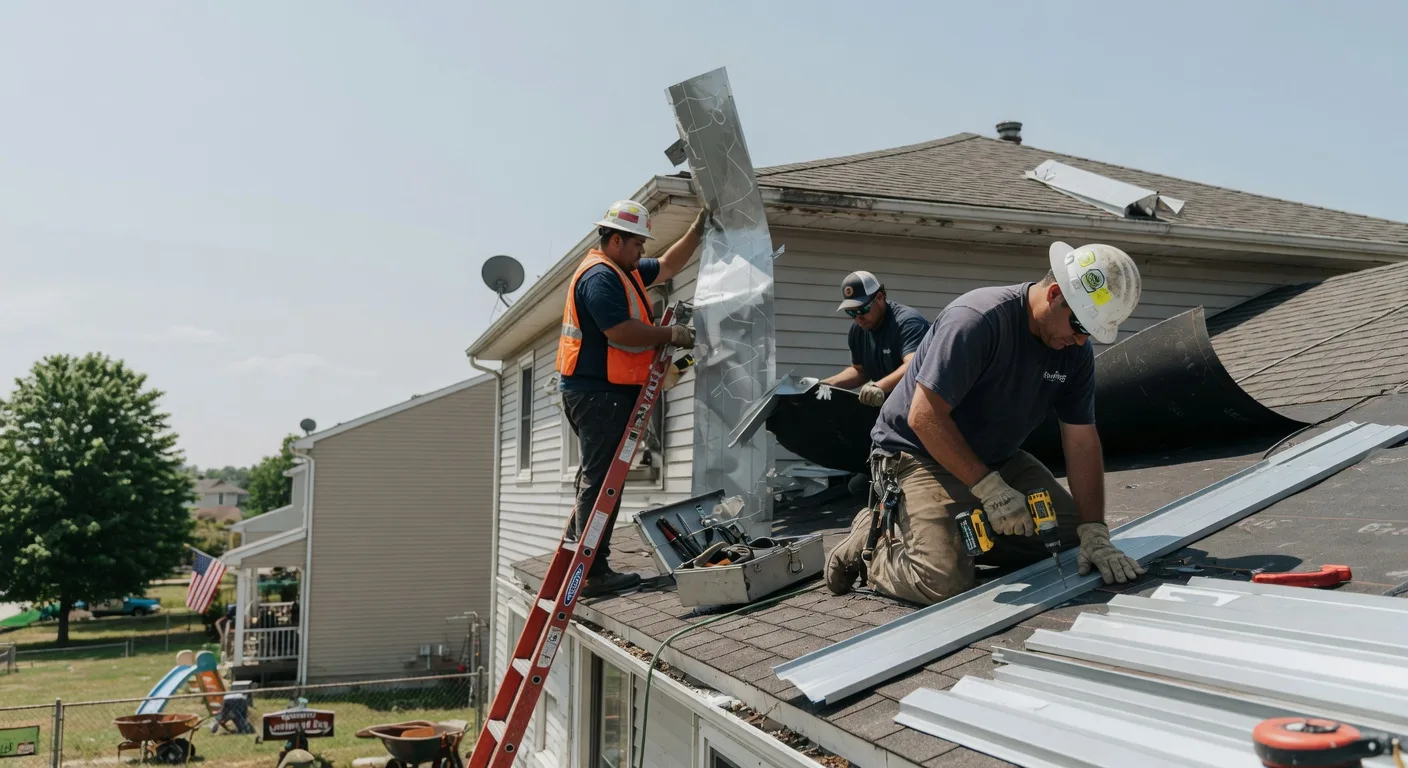 Metal Roof Repair in Woodburn, KY